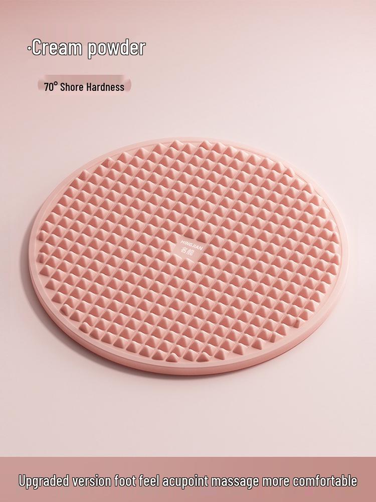 Soft Silicone Double-Sided Acupressure Foot Massage Mat for Stationary Use