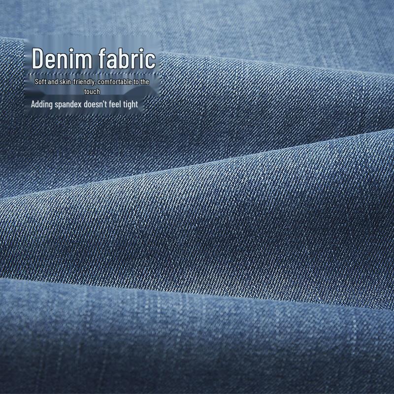 

HLA Мужские классические джинсы из денима прямого кроя для легкого бизнеса 34