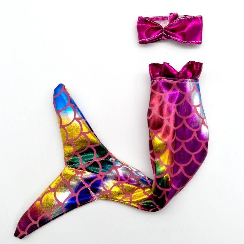 

Высокое качество, платье ручной работы для куклы Барби, красочная юбка, модная одежда, платье с хвостом русалки, 1/6, детская игрушка