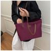 Korean Style Oxford Cloth Tote Bag Large Capacity Commuter Shoulder Handbag CLE