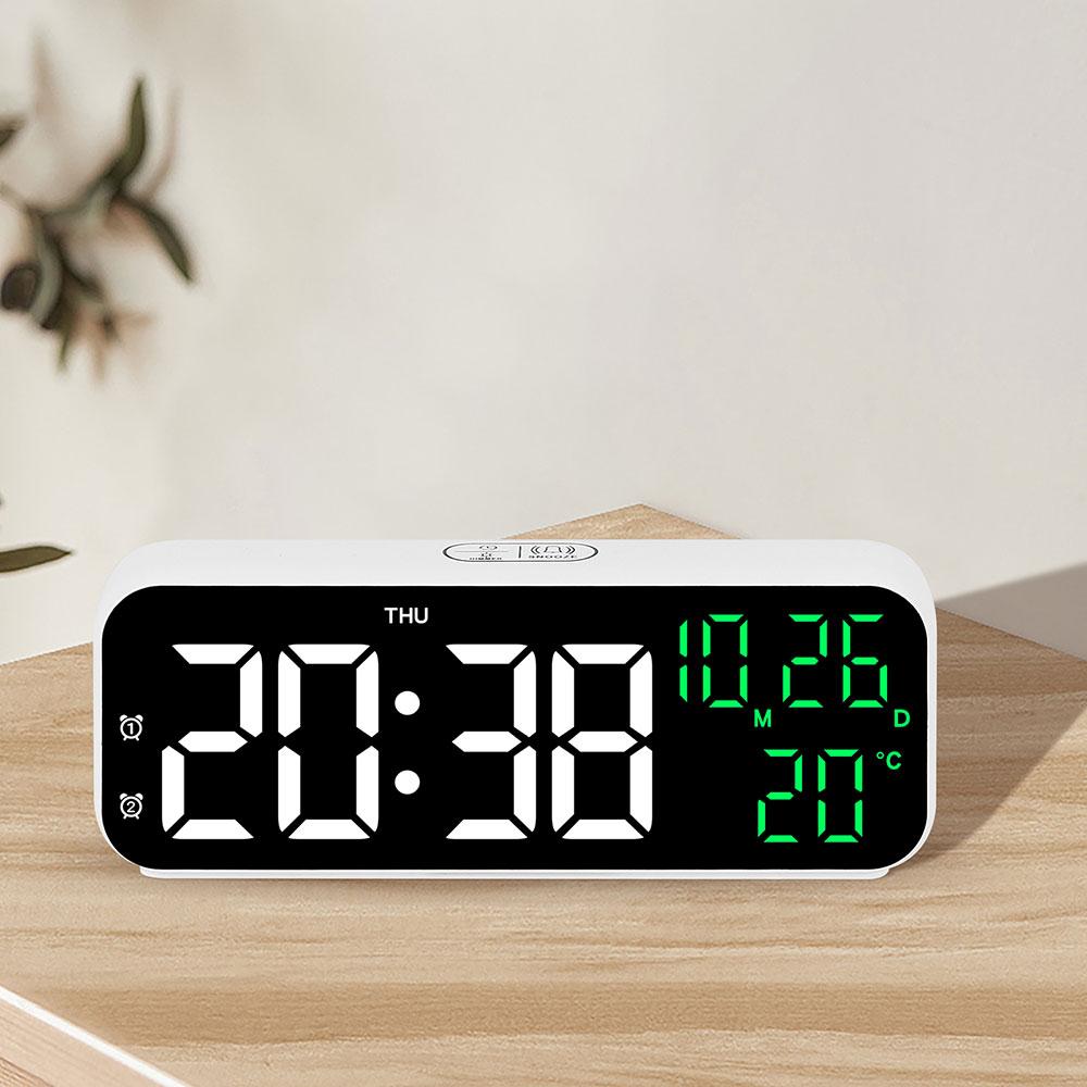 Yujeubi Blackface Vertical B Led Desk Clock