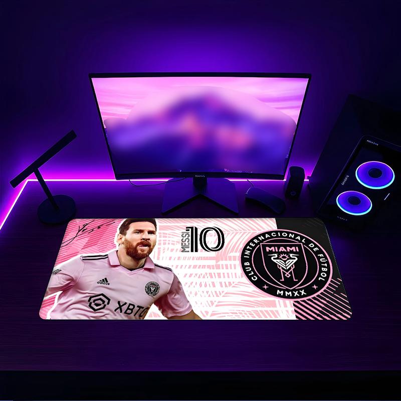 Messi Mouse Pad with a Non Slip Rubber Base Suitable for Home Offices and an Ideal Gift for Gamers