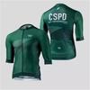 High Quality Summer Men's CSPD Short Sleeve Top Cycling Competitive Edition Mountain Bike Cycling Suit