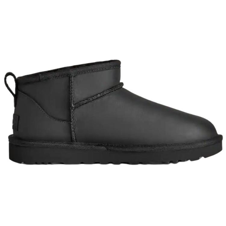 UGG Klassische Ultra Mini Warme Mode Slipper Schneestiefel Damenstiefel Schwarz 1174210-BLK