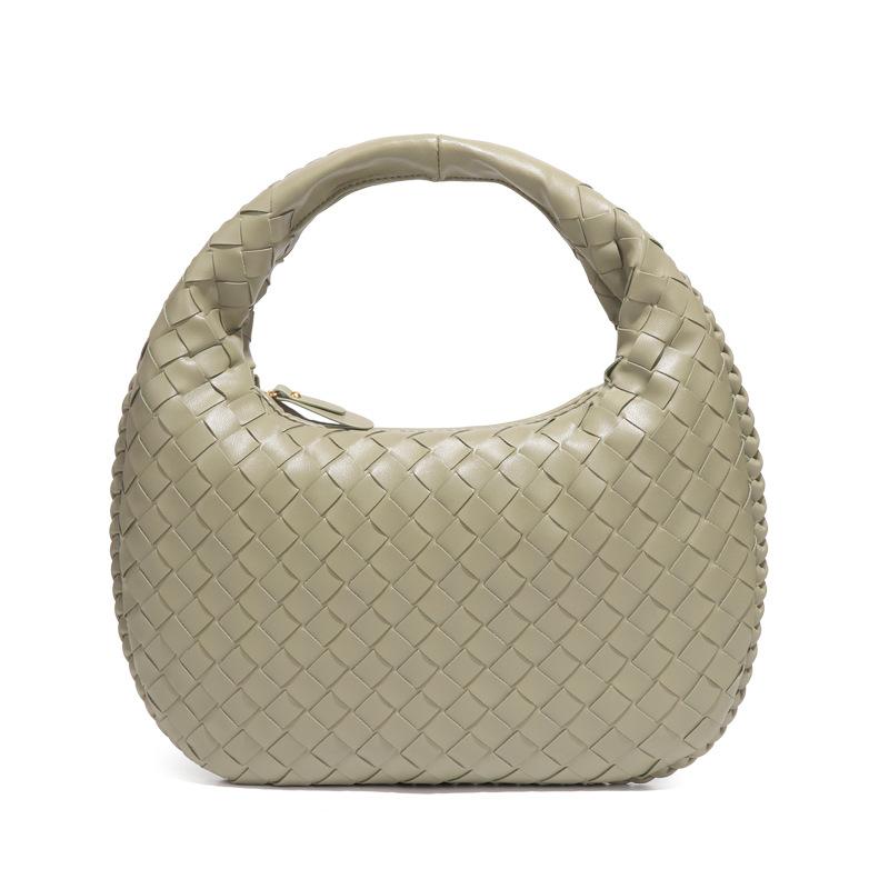 Women's Woven Bag, European and American Retro Vegetable Basket, Underarm Bag, Hand Bag, Shoulder Bag