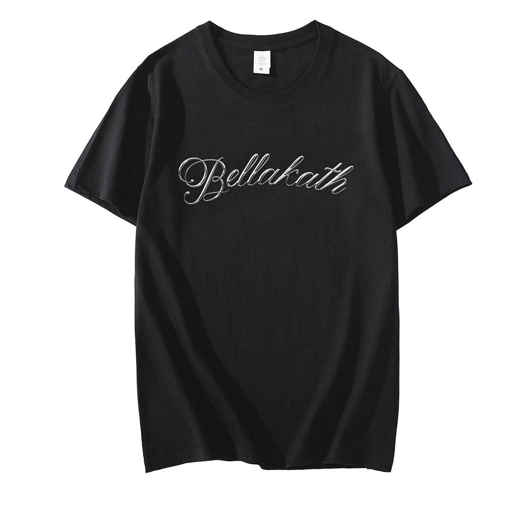 

Bellakath T-Shirt Summer Round Neck Graphic Printing Clothing Casual Cotton Short Sleeve Tee-shirt Women/men Fashion Tshirts XS чёрный