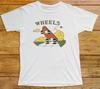 Wheels Skateboard T Shirt 1040 70s Retro Rock Music Punk Joey Ramone Swamp Water