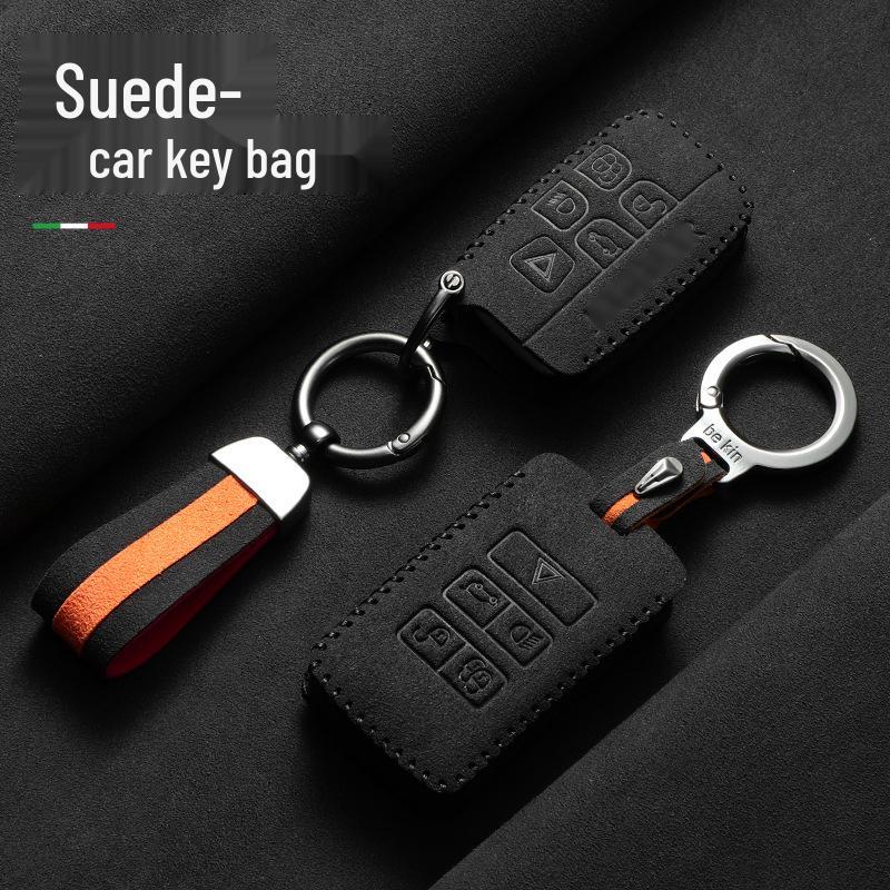 Zamszowe Etui na Kluczyk do Jaguar XE/XFL, F-PACE/XJ, F-TYPE/E-PACE