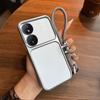 Luxury Big Window Phone Case with Lanyard for HONOR X7b 4G/5G Premium Textured Casing
