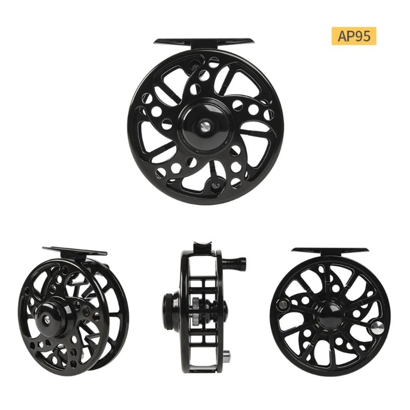 Fly Fishing Reel and Spare Spool, 2+1BB 1:1 Aluminum Alloy Body Spool 3/4 5/6 7/8 Right Left Hands Exchange Fishing Reel