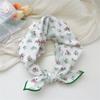 58 Cotton Linen Small Square Silk Scarf for Women - Spring/Autumn/Summer Korean Style Headband & Decorative Scarf