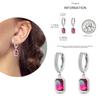 NEW Round Original CZ Hoop Earrings Heart U Shape Moon Star Unicorn Earring for Women Party Engagement Jewelry Gift