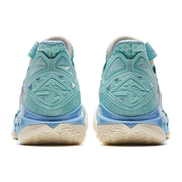 Anta Shock Wave 5 Decomposition Men Sneakers Blue Cyan 112331106-3