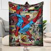 1pc Spider-Man City Blanket Soft and Warm for Sofa Office Camping Travel Livingroom Great Gift for Friends and Family Comfortable
