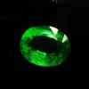 Natural Green Emerald Loose Gemstone Oval Shape 3 ct for Jewelry Making and Gem Collections