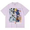 230 Gsm 100% Cotton Dragon Ball V50 Trunks Freeza Print Unisex Heavy Cotton T Shirt