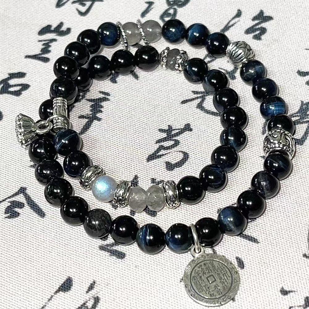 

Браслет JYL TS для пары, магнитный стиль, узы, сердца и общая удача 【Lanwu】Bracelet опера розовато-лиловый
