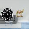 Acrylic Camel Wall Clock Ornament Modern Minimalist Animal Statue Decorative Sculpture for Indoor