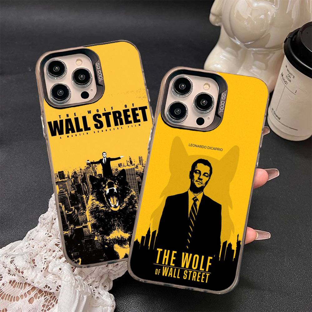 TV The W-Wolf Of W-Wall S-Street Phone Cover For IPhone 16 15 14 13 12 11 17 Pro Max Plus Color Silver Shell