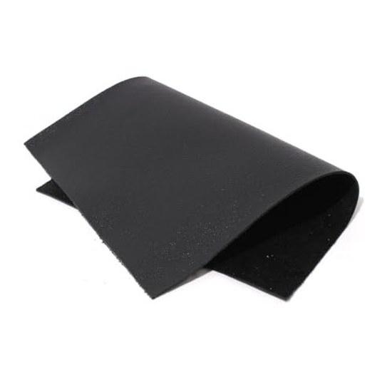 Leather Himeji Honjin Genuine Postcard Size Shrink (Small Grain) Made Japan (Black Thickness 0.6mm)
