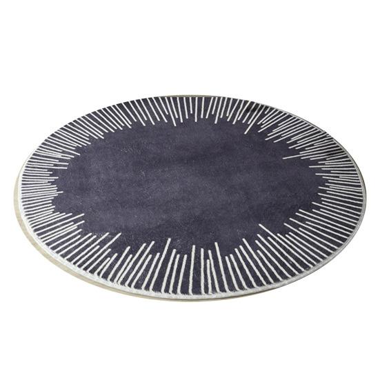 Boho Round Rugs - 2Ft Washable Non-Slip Small Round Area Rug Throw