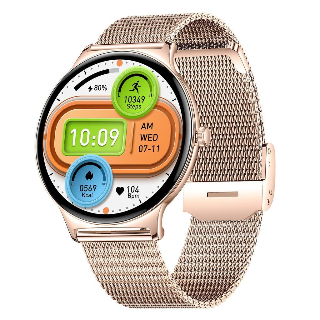 V89 Ultra-thin AMOLED Waterproof Smartwatch with Bluetooth Call and Sport Features