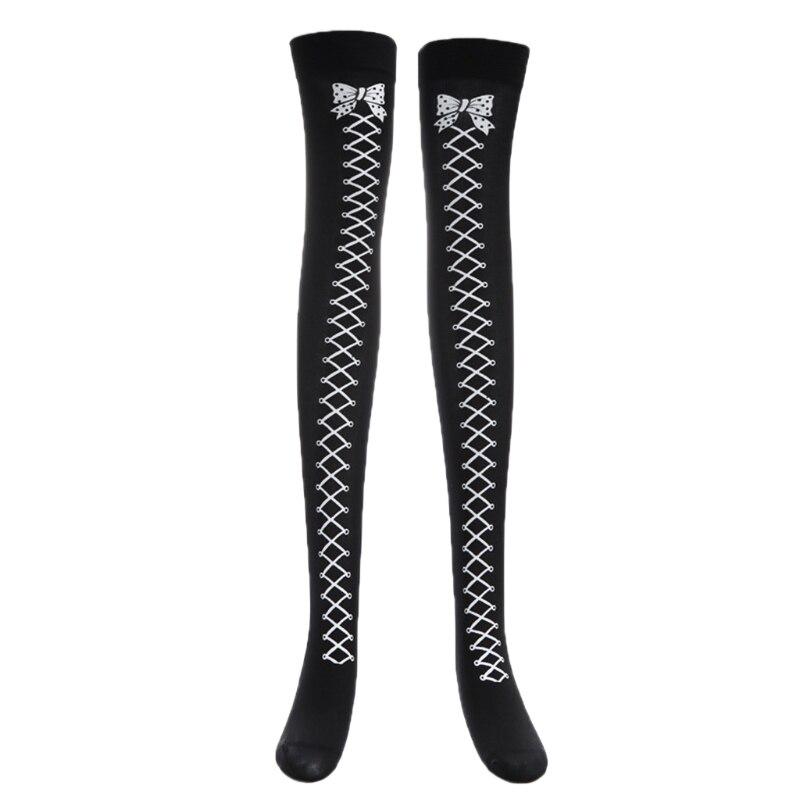 Halloween Long Knee High Socks Costume Masquerade Carnival Cosplay Soft