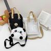 Female Top Handle Handbag Girl Cute Shoulder Bag Womens Tote Messenger Bag Ins Student JK Sling Bag for Shopping Dating