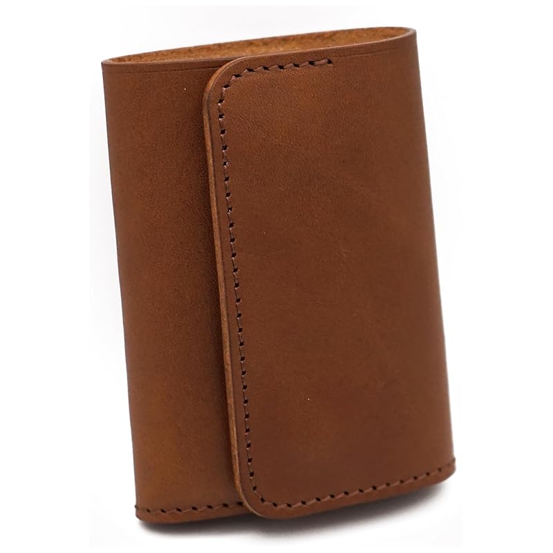 

Chestnut bark (kurikawa) tochigi leather trifold wallet men s ladies trifold wallet folding wallet short wallet mini wallet compact genuine leather