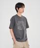 Syupeodeulai Vintage Lettering T-Shirt Charcoal Sduiscq41Chl