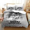 Luxury New 3D Print Sidhu Moosewala RIP Bedding Sets Exquisite Bed Supplies Set Duvet Cover Bed Comforter Set Birthday Gift