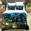 Set Biancheria da Letto Alieno Stampa 3D, Copripiumino Piumone Set Letto Coperta Trapuntata Federa, Taglia King Queen Twin Bambini Ragazze Adulti