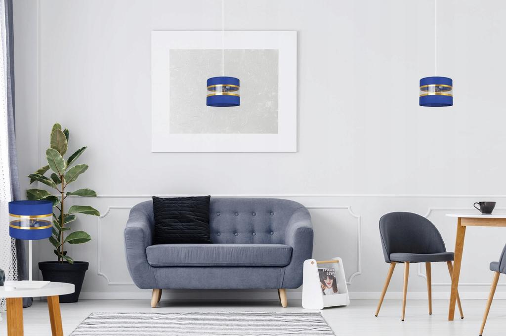 Night Table Lamp, Elegant Gold Lampshade, 20 Cm