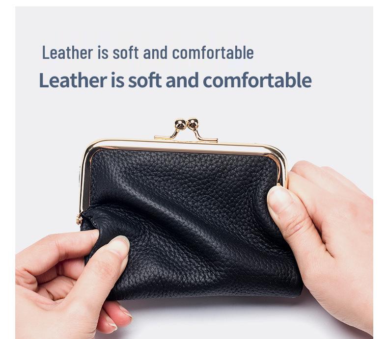 European & American Style Women's Genuine Leather Clutch Wallet - Multifunctional Coin Purse and Card Holder