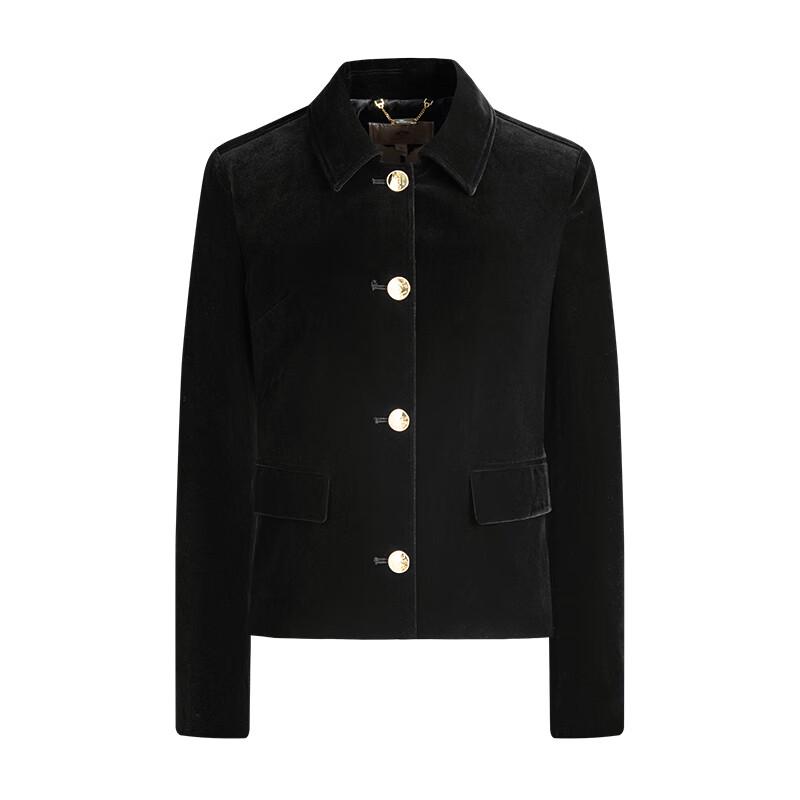 Navigare Women's Retro Velvet Short Jacket