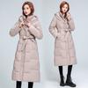 2025 Winter Down Cotton Coat Large Size Over Knee Long Cotton-padded Coat Women Fashionable Cotton-padded Coat