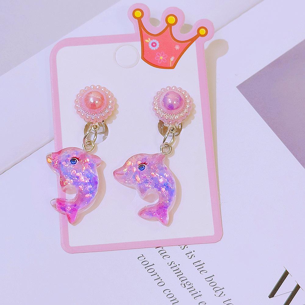 Children's and Women's Cute Animal Clip-On Earrings - Pain-Free, Cartoon Style Jewelry