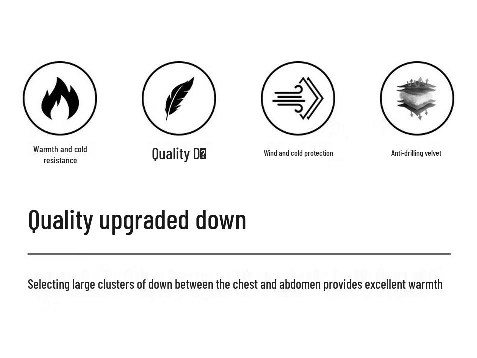 Shanshan Men's 90% Duck Down Business Casual Straight-Fit Pants