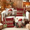 4-Piece Christmas Pillowcase Set, Christmas Decorative Pillowcases, Suitable For Living Room, Bedroom, Sofa,And Bed Decorations.