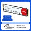 PCIe 4.0 M.2 NVMe SSD Prędkość Do 7300MB/s Odczyt 6800MB/s Zapis 64/128/256GB 3D NAND PC Laptop Komputer Stacjonarny Wewnętrzny Gamingowy Dysk SSD