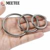 2-10Pcs 316# Stainless Steel Seamless O Rings Buckle Pet Collar Clasp Backpack Strap Hanging Bed Connection Anti-rust Ring