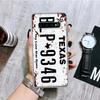 Retro License Plate Number 66 Phone Case For Samsung Galaxy S26 S25 Edge S24 S23 FE S22 Ultra S21 Plus S20 + Fundas Cover Coque