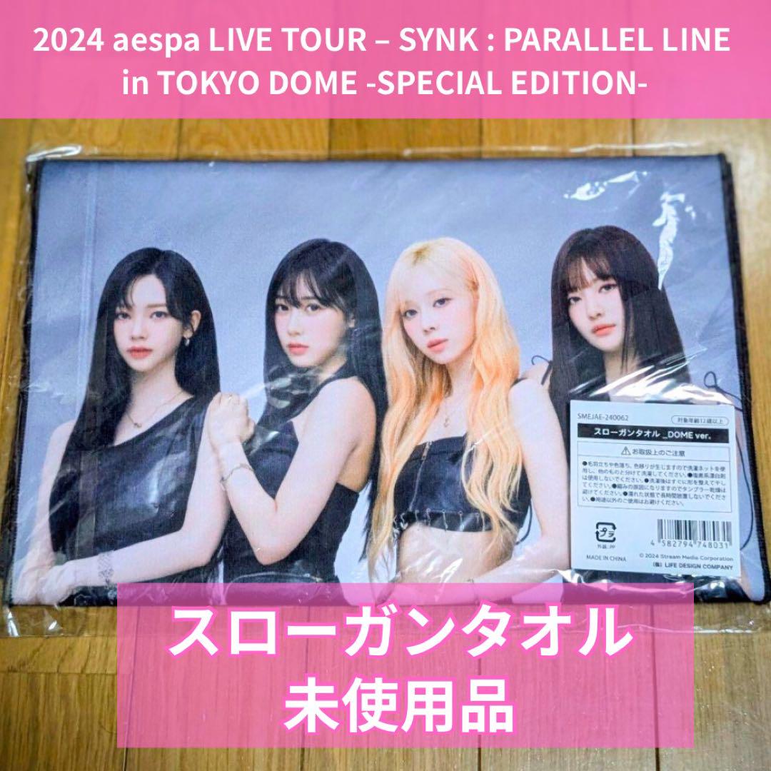 

[Б/У] aespa Tokyo Dome Лимитированный мерч MD Слоган Полотенце