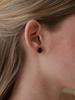 Love Me Monster Hawlite Rose Earrings