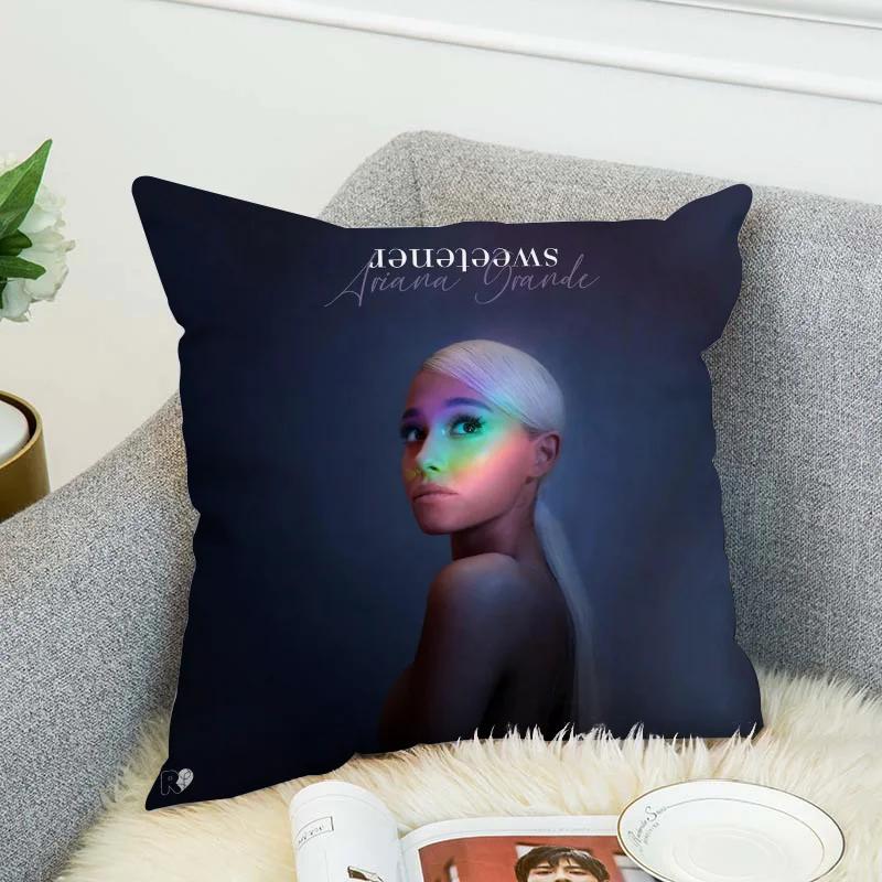 

А-риана Гранде Наволочка 45x45 Чехлы для подушек для кроватных подушек Декоративные наволочки 50x50 Наволочки Украшение для автомобиля Диван 12x12Inch