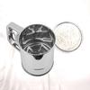 Stainless Steel Manual Flour Sifter Sieve Flour Strainer Kitchen Cooking Baking Tool