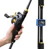 Baitcasting Fishing Combo-1.8MFishing Rod and Metal Spool Baitcast Reel Fishing Bag Pliers Line 2 Rod Straps Fishing Tackle Tool