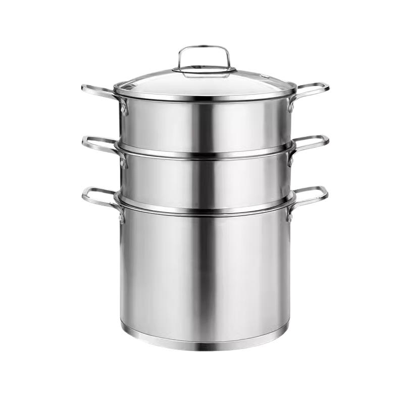 Sule 304 Stainless Steel Stockpot & Steamer