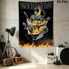 Scorpions Band Wall Tapestry Aesthetic Wall Hanging Printed Fabric Blanket Decorative Tapestries for Bedroom Living Room Home Decor
