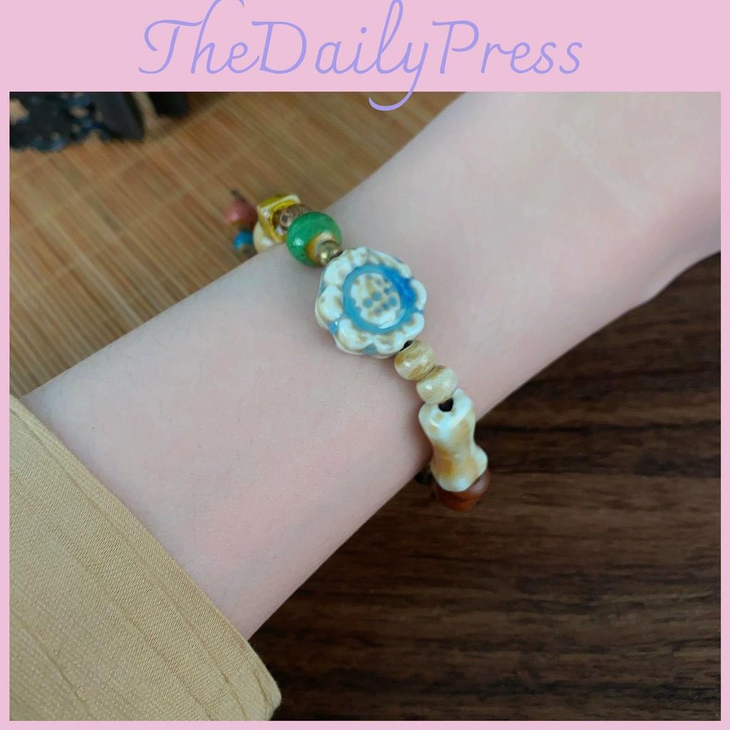 Sunflower Bracelet Starfish Ceramic Beaded Jewelry Decoration Women Gift Fashion